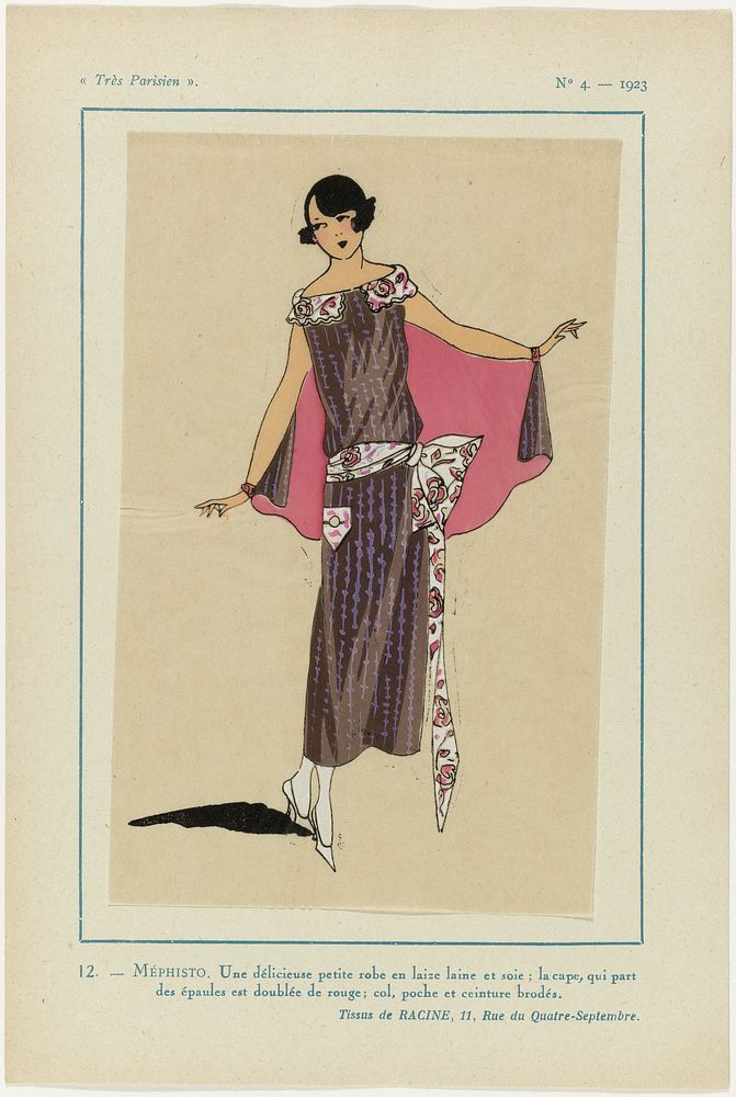 Très Parisien, 1923, No. 4: MÉPHISTO (1923) by anonymous, V Racine and G P Joumard