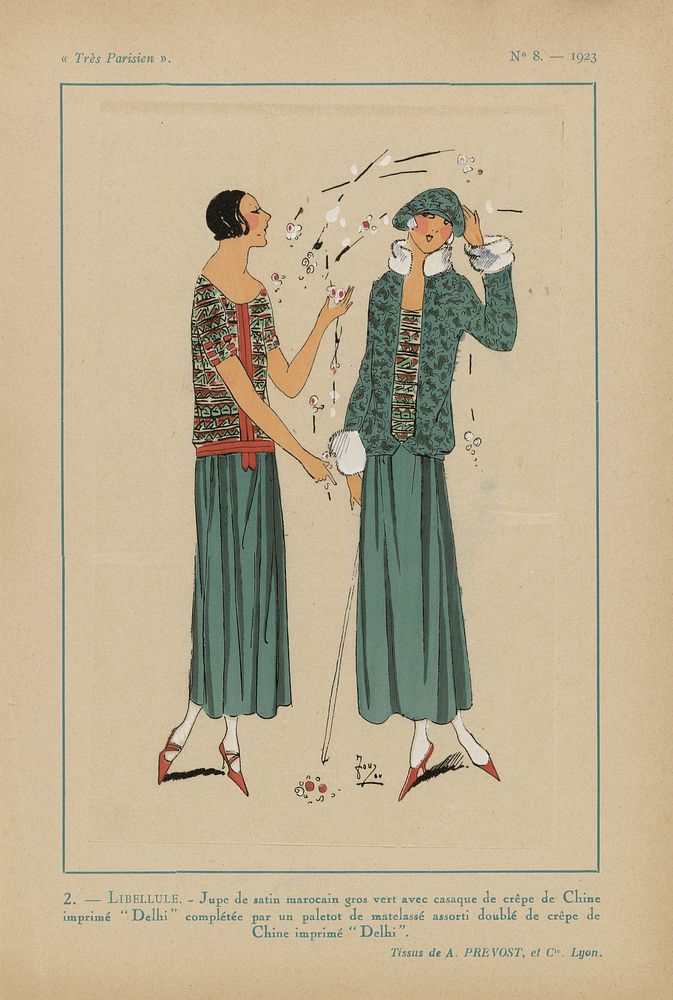 Très Parisien. La Mode, Le Chic, L’Elégance (1923) by anonymous, A et Cie Prévost and G P Joumard