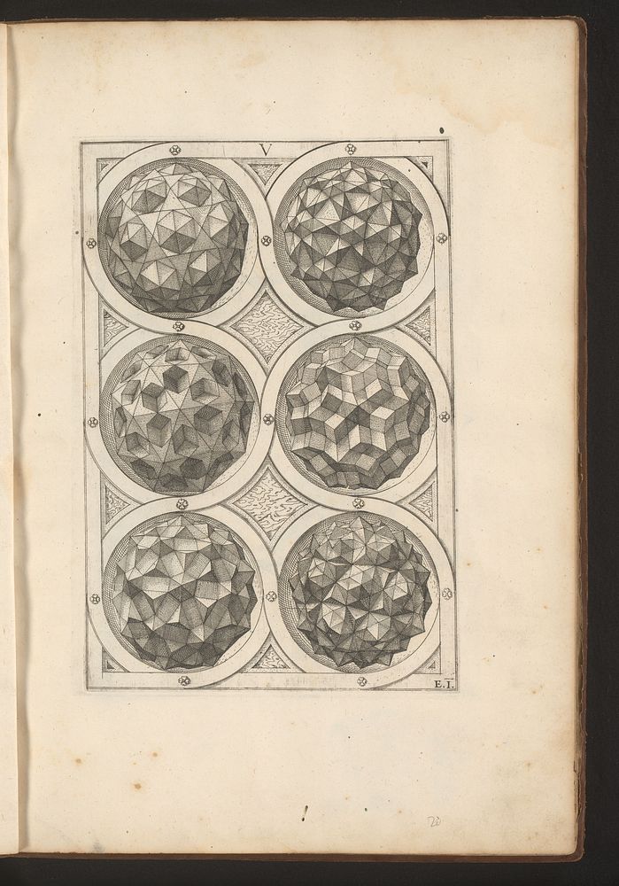 Zes veelvlakken met een dodecaëder als uitgangspunt (1568) by Jost Amman, Wenzel Jamnitzer and Wenzel Jamnitzer