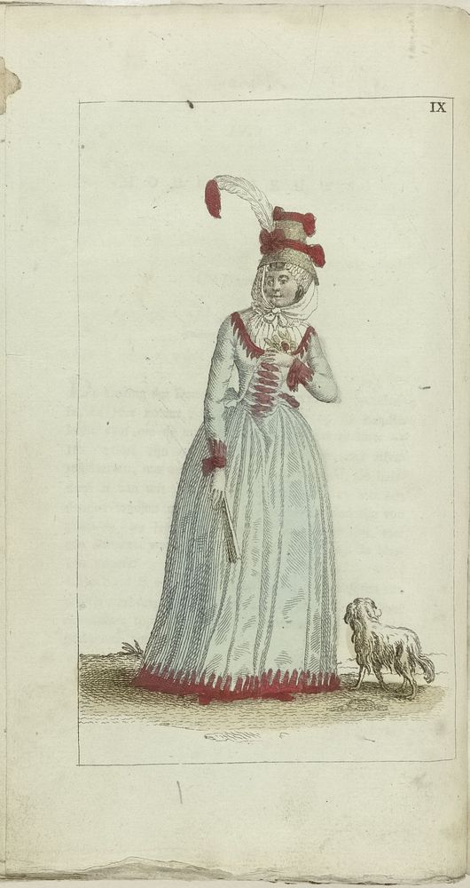 Kabinet van mode en smaak 1791, pl. IX (1791) by anonymous and A Loosjes