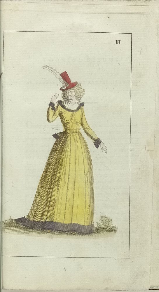 Kabinet van mode en smaak 1791, pl. III: (1791) by anonymous and A Loosjes