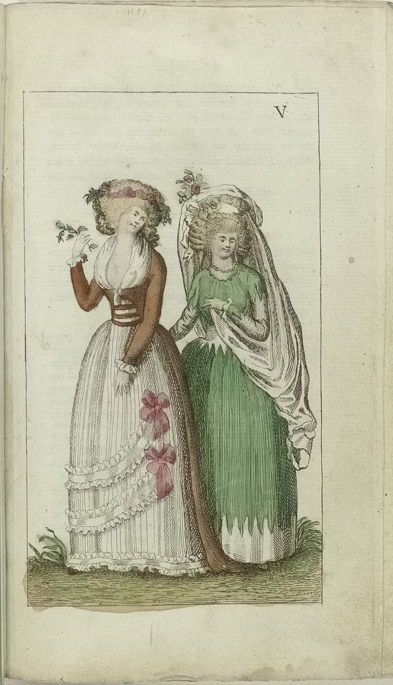 Kabinet van mode en smaak 1791, pl. V (1791) by anonymous and A Loosjes