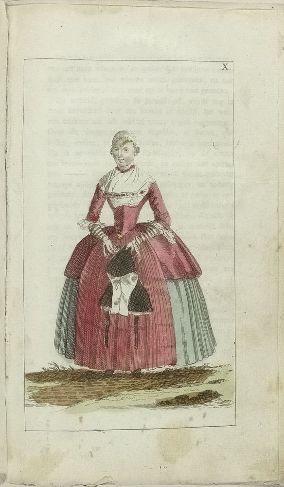 Kabinet van mode en smaak 1791, pl. X (1791) by anonymous and A Loosjes