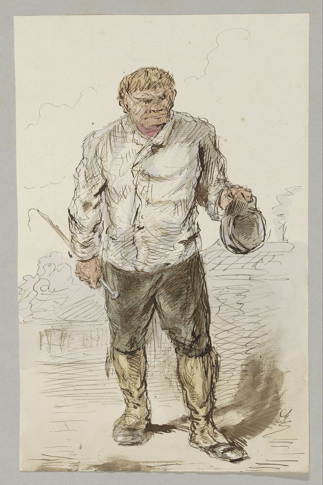 Bedelaar (c. 1854 - c. 1887) by Alexander Ver Huell