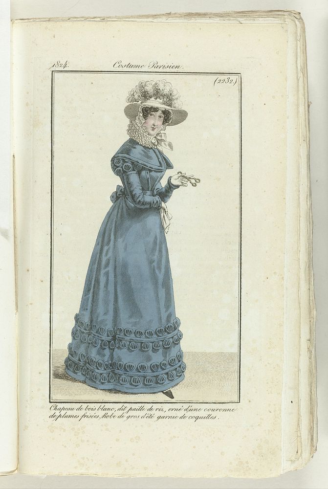Journal des Dames et des Modes 1824, Costume Parisien (2232) (1824) by anonymous