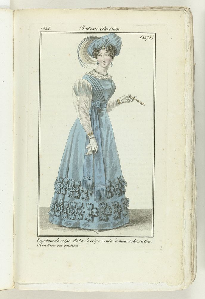 Journal des Dames et des Modes 1824, Costume Parisien (2275) (1824) by anonymous