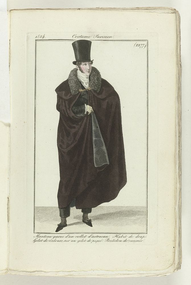Journal des Dames et des Modes 1824, Costume Parisien (2277) (1824) by anonymous