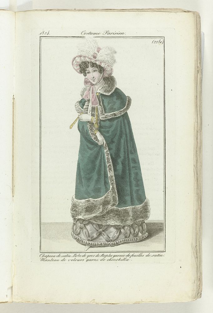 Journal des Dames et des Modes 1824, Costume Parisien (2281) (1824) by anonymous