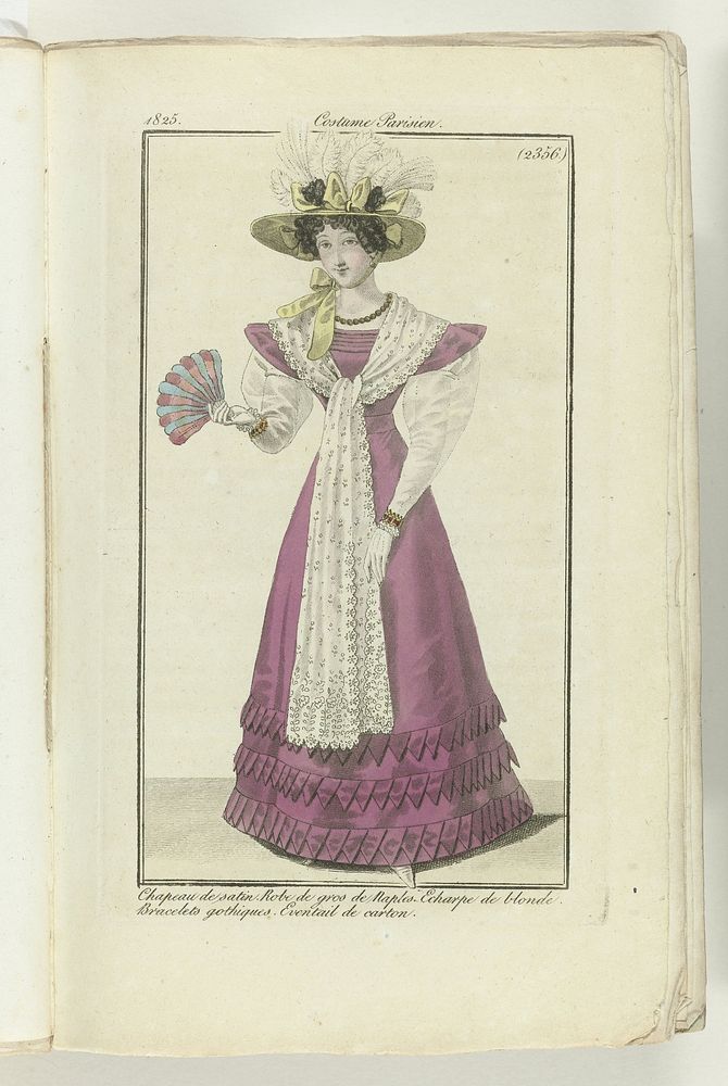Journal des Dames et des Modes 1825, Costume Parisien (2356) (1825) by anonymous