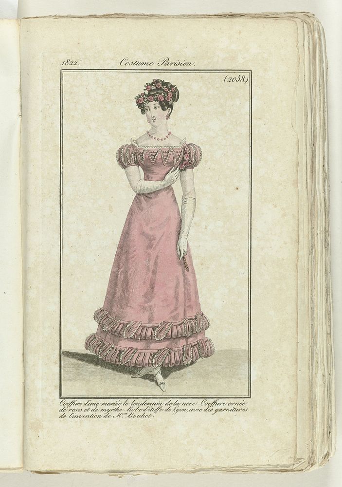 Journal des Dames et des Modes 1822, Costume Parisien (2058) (1822) by anonymous