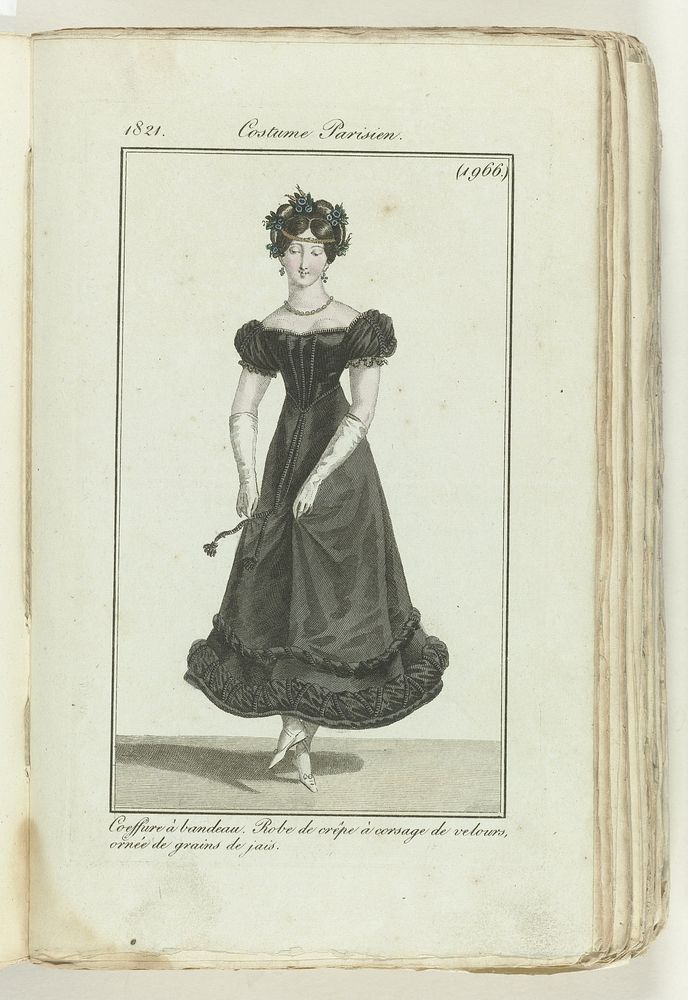 Journal des Dames et des Modes 1821, Costume Parisien (1966) (1821) by anonymous
