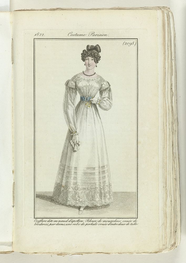 Journal des Dames et des Modes 1822, Costume Parisien (2098) (1822) by anonymous