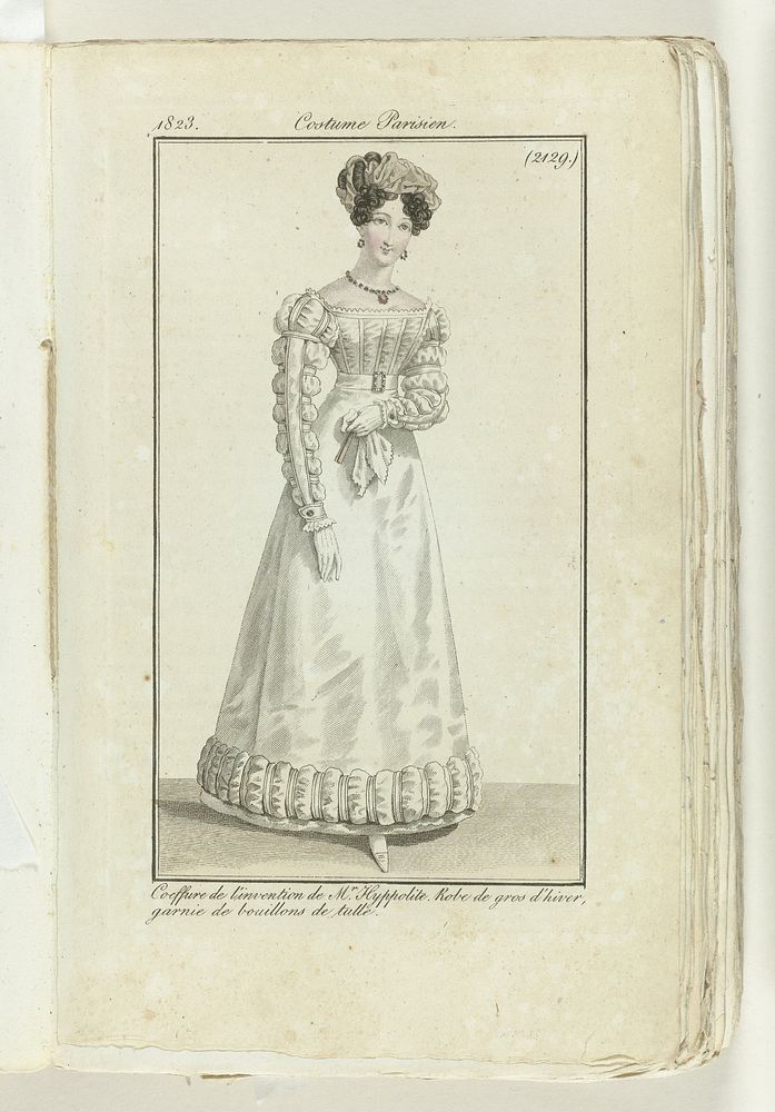 Journal des Dames et des Modes 1823, Costume Parisien (2129) (1823) by anonymous