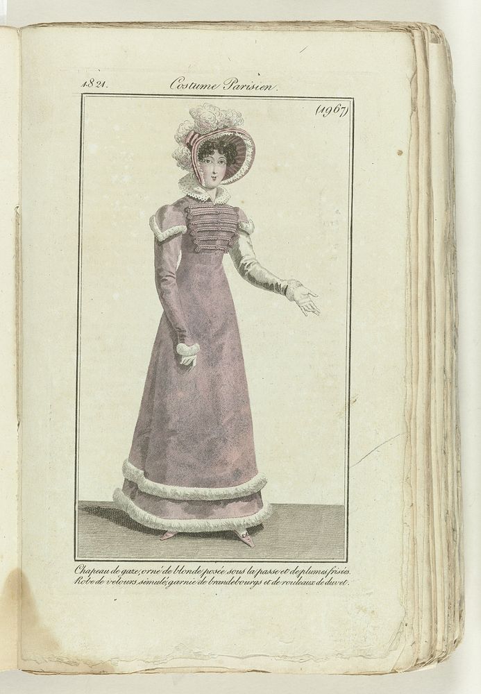 Journal des Dames et des Modes 1821, Costume Parisien (1967) (1821) by anonymous