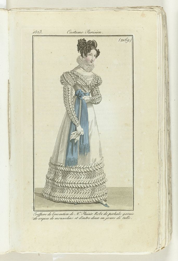 Journal des Dames et des Modes 1823, Costume Parisien (2169) (1823) by anonymous