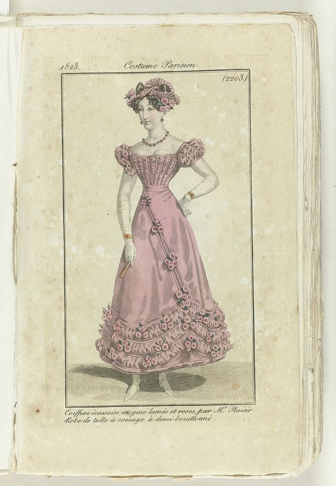 Journal des Dames et des Modes 1823, Costume Parisien (2203) (1823) by anonymous