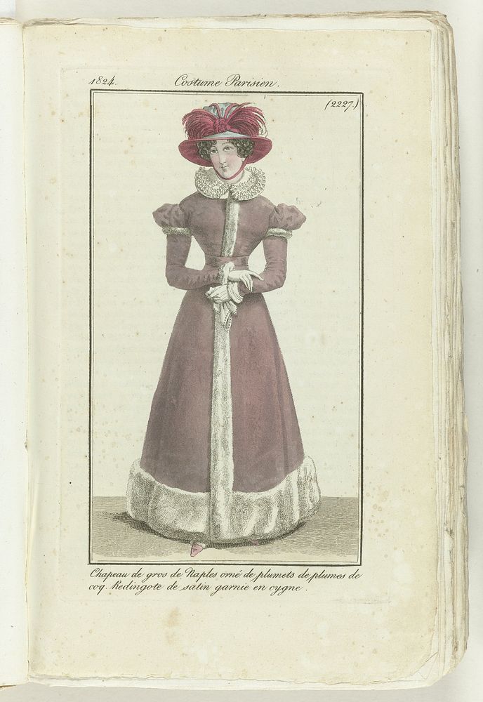 Journal des Dames et des Modes 1824, Costume Parisien (2227) (1824) by anonymous