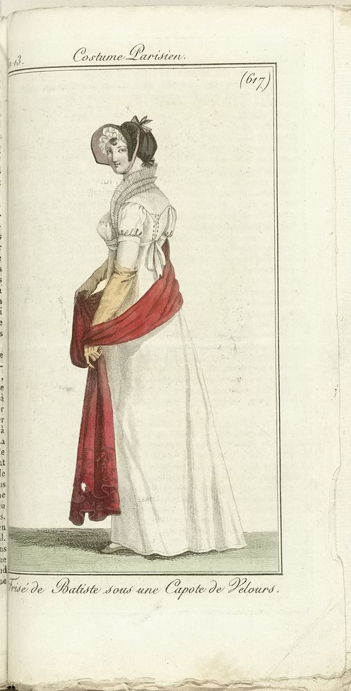 Journal des Dames et des Modes, Costume Parisien, 1805, An 13 (617), Frisé de Batiste ..... (1805) by Horace Vernet and…