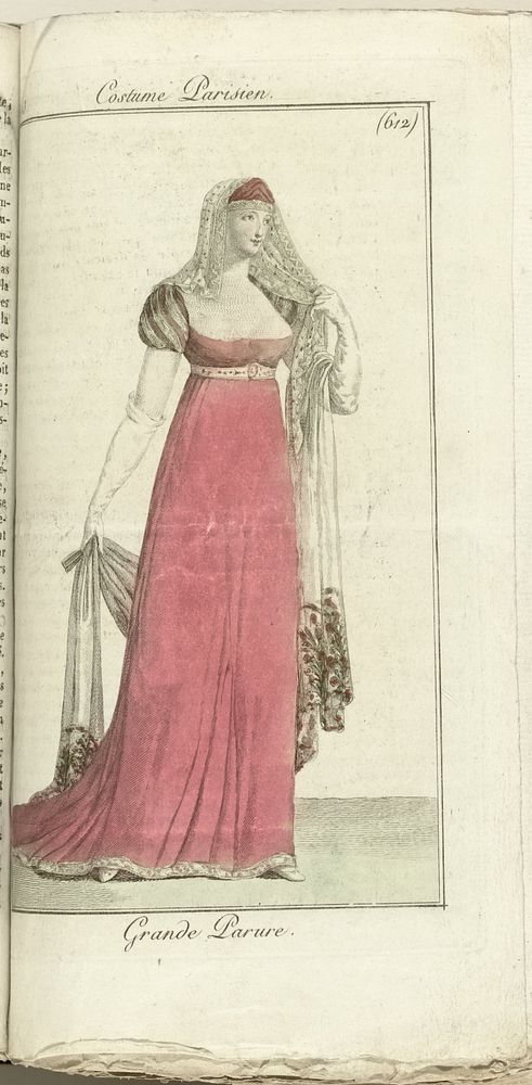 Journal des Dames et des Modes, Costume Parisien, 1805, An 13 (612) Grande Parure. (1805) by Horace Vernet and Pierre de la…