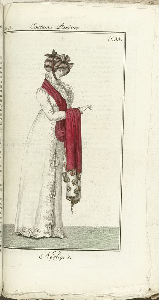 Journal des Dames et des Modes, Costume Parisien, 1805, An 13 (633) Négligé (1805) by Horace Vernet and Pierre de la…
