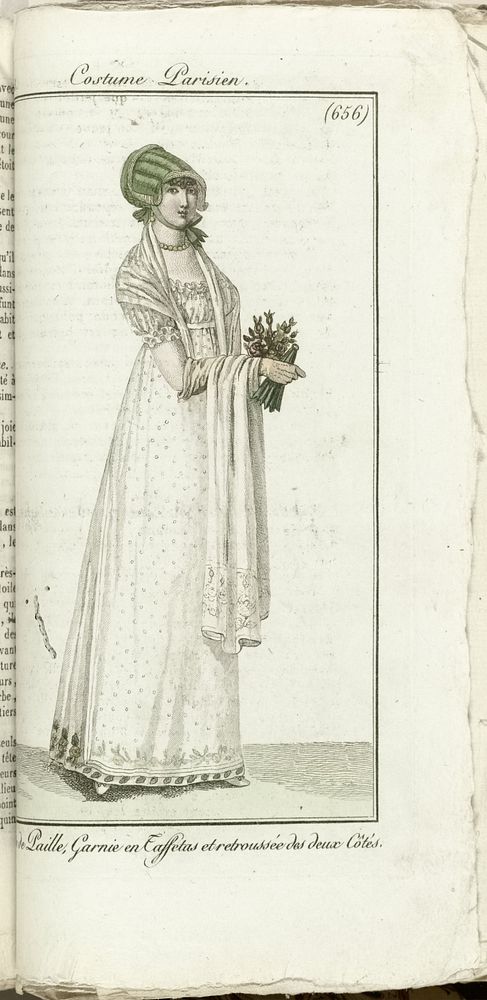 Journal des Dames et des Modes, Costume Parisien, 1805, An 13 (656) Capote de Paille,... (1805) by Horace Vernet and Pierre…