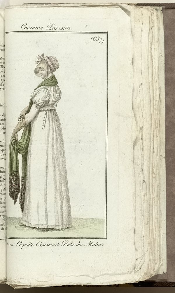 Journal des Dames et des Modes, Costume Parisien, 1805, An 13 (657) Capote en Coquille... (1805) by Horace Vernet and Pierre…