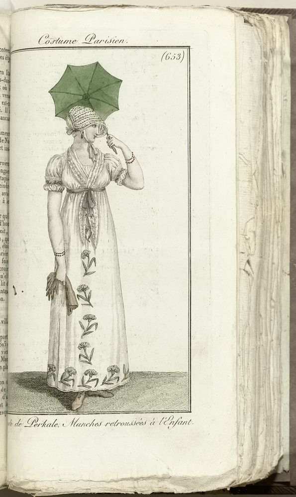 Journal des Dames et des Modes, Costume Parisien, 1805, An 13 (653) Capote de Perkale... (1805) by Horace Vernet and Pierre…