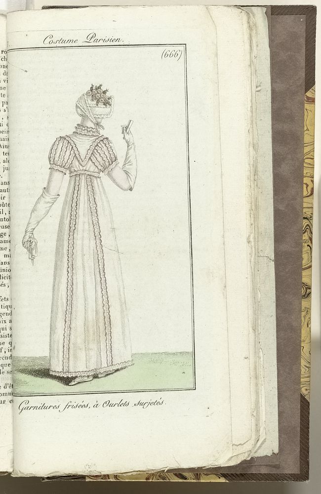 Journal des Dames et des Modes, Costume Parisien, 1805, An 13 (666) Garnitures frisées... (1805) by Horace Vernet and Pierre…