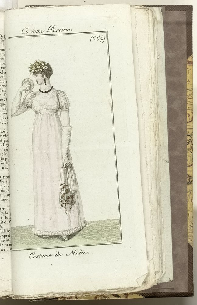 Journal des Dames et des Modes, Costume Parisien, 1805, An 13 (664) Costume du Matin (1805) by Horace Vernet and Pierre de…