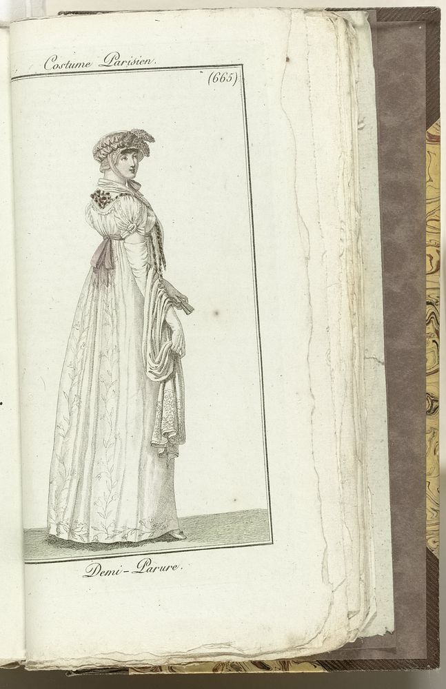 Journal des Dames et des Modes, Costume Parisien, 1805, An 13 (665) Demi-Parure (1805) by Horace Vernet and Pierre de la…
