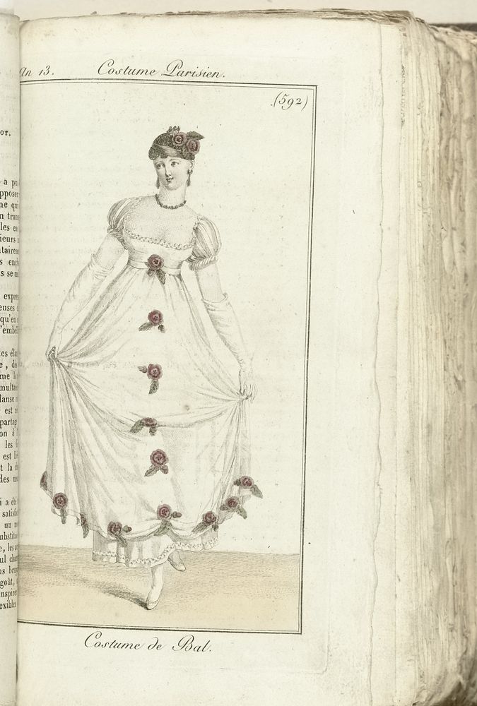Journal des Dames et des Modes, Costume Parisien, 1805, An 13 (592) Costume de Bal (1805) by anonymous and Pierre de la…