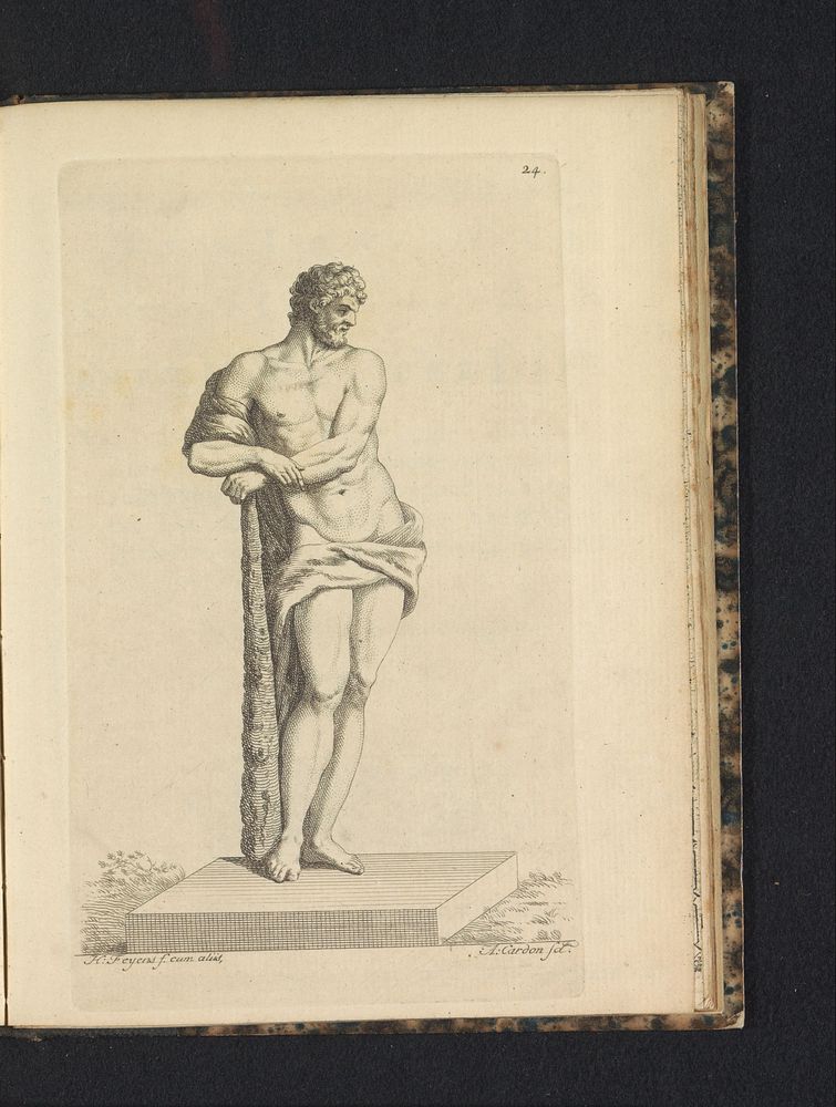 Hercules (1772 - 1773) by Antoine Alexandre Joseph Cardon, Hendrikus Feijens and Ignatius Joseph van den Berghe