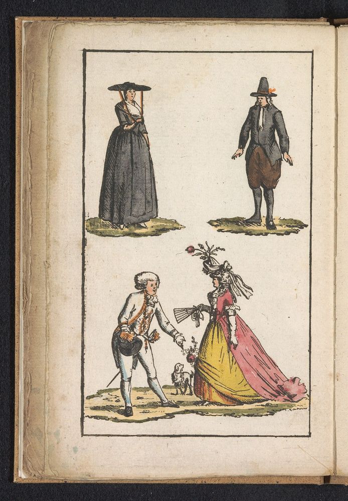 Quakers / Modieuze typen, 1792 (1792) by anonymous