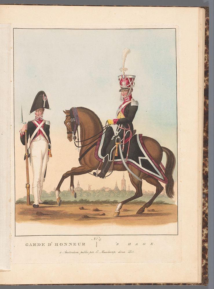 Erewacht te Den Haag, 1811 (1811) by anonymous, Evert Maaskamp and Evert Maaskamp