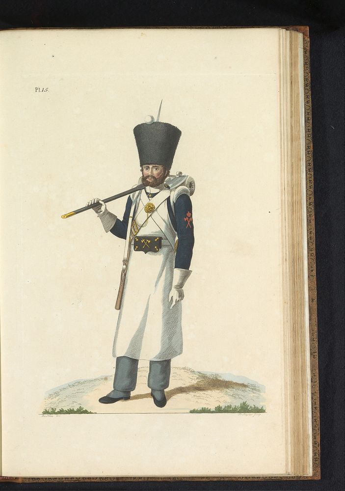 Sappeur, der Nationale Infanterie (1823) by Dirk Sluyter, Bartholomeus Johannes van Hove, Jan Frederik Teupken, Gebroeders…