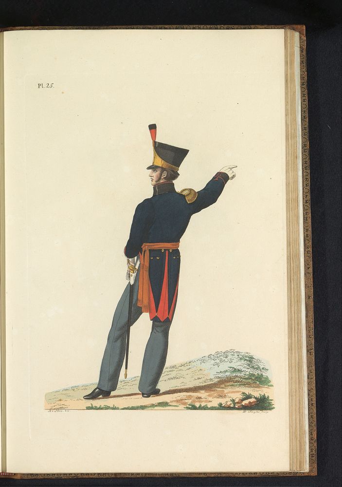 Eerste Luitenant der Artillerie te voet (1823) by Dirk Sluyter, Bartholomeus Johannes van Hove, Jan Frederik Teupken…