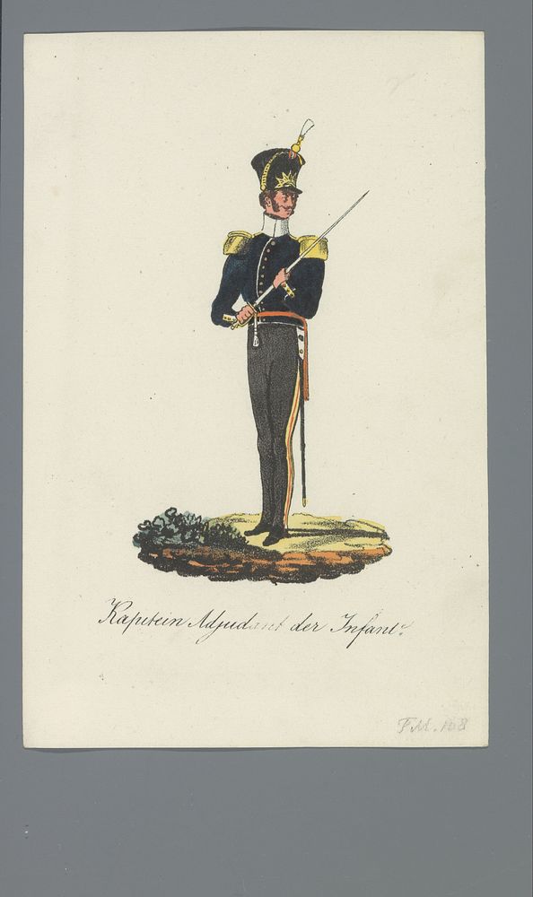 Kapitein Adjudant der Infant.e (1835 - 1850) by Albertus Verhoesen and Johannes Paulus Houtman