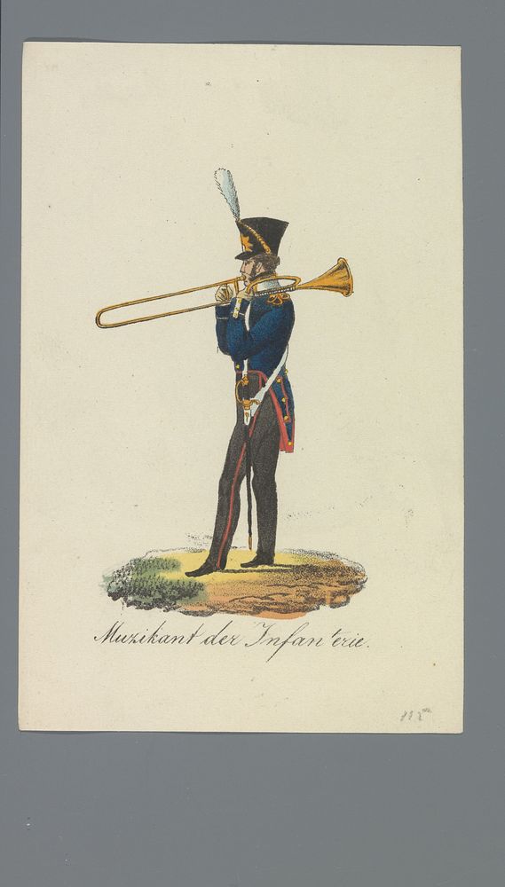 Muzikant der Infanterie (1835 - 1850) by Albertus Verhoesen and Johannes Paulus Houtman