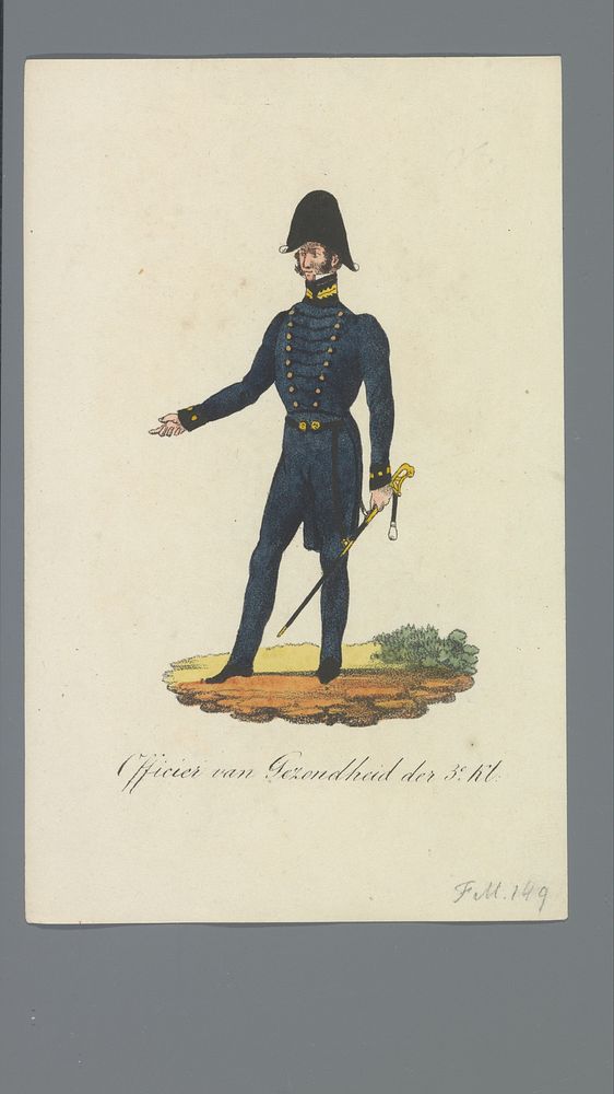 Officier van Gezondheid der 3e Kl. (1835 - 1850) by Albertus Verhoesen and Johannes Paulus Houtman