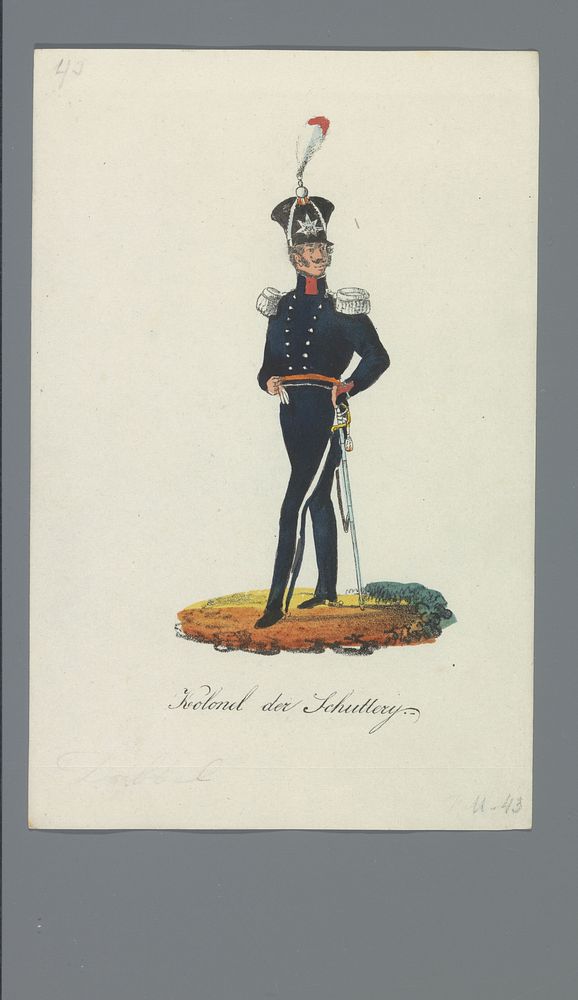 Kolonel der Schutterij (1835 - 1850) by Albertus Verhoesen and Johannes Paulus Houtman