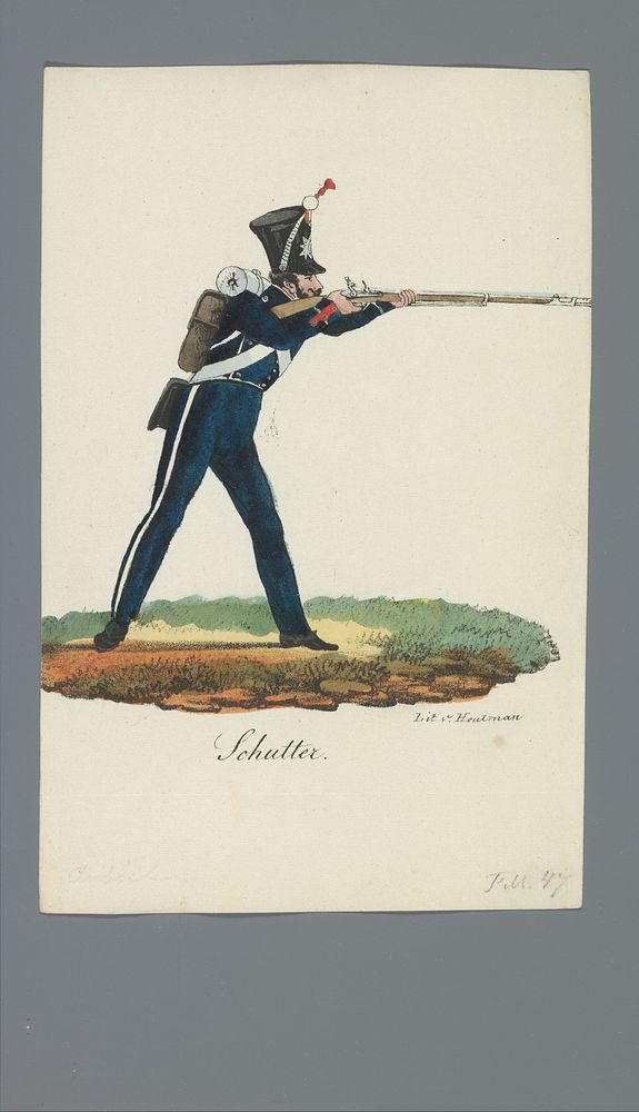 Schutter (1835 - 1850) by Albertus Verhoesen and Johannes Paulus Houtman