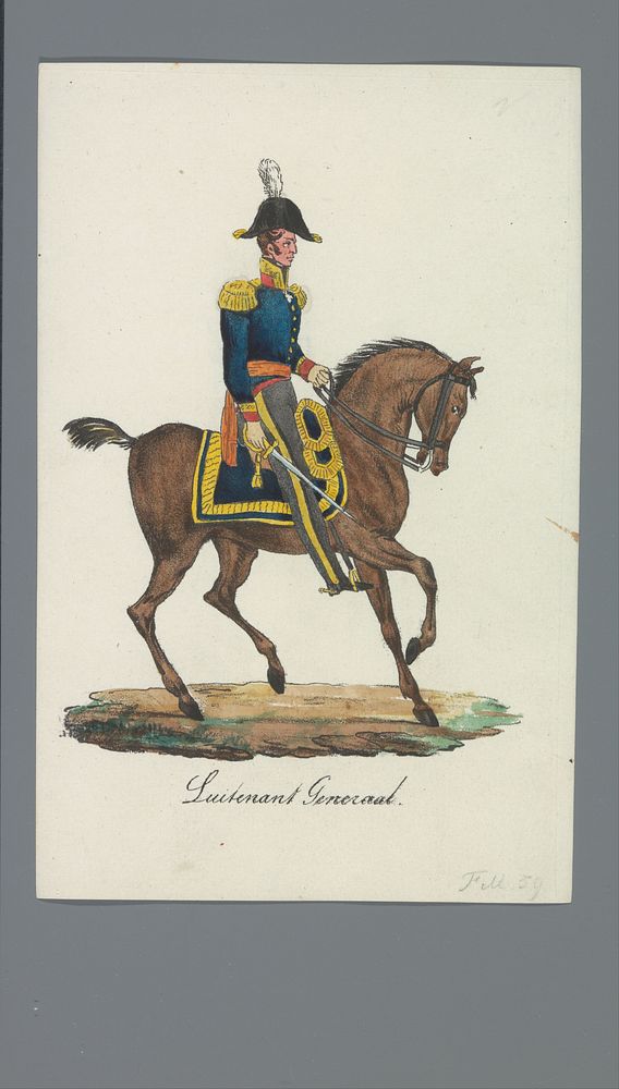 Luitenant Generaal (1835 - 1850) by Albertus Verhoesen and Johannes Paulus Houtman