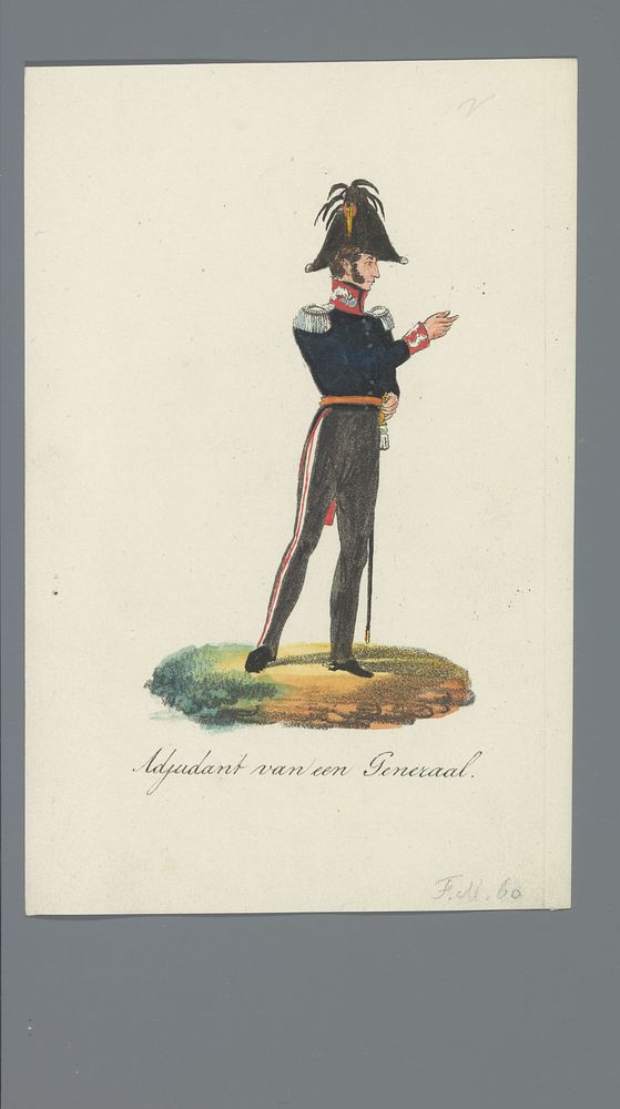 Adjudant van een Generaal (1835 - 1850) by Albertus Verhoesen and Johannes Paulus Houtman