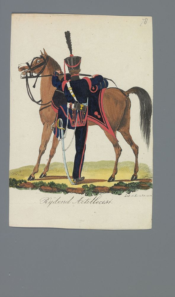 Rijdende Artillerist (1835 - 1850) by Albertus Verhoesen and Johannes Paulus Houtman