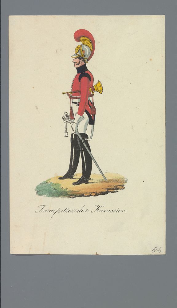 Trompetter der Kurassiers (1835 - 1850) by Albertus Verhoesen and Johannes Paulus Houtman