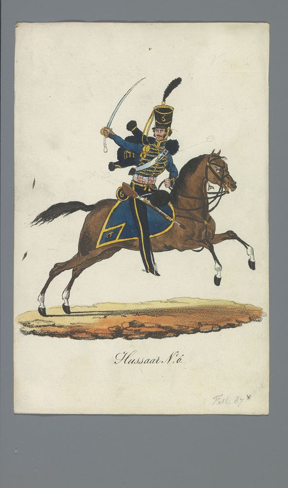 Hussaar No. 6 (1835 - 1850) by Albertus Verhoesen and Johannes Paulus Houtman