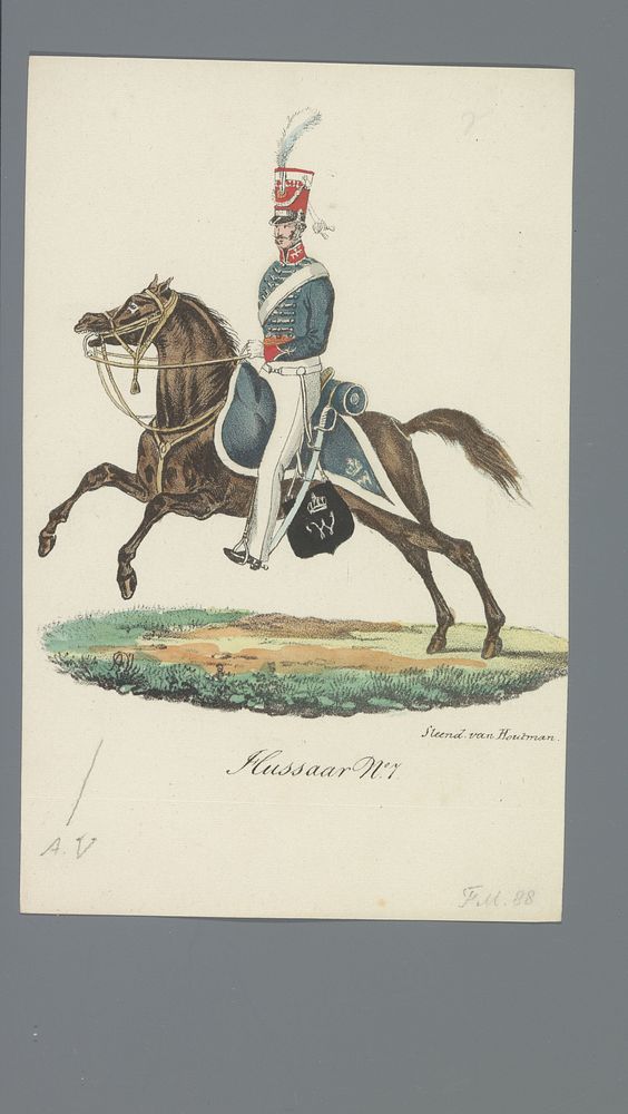 Hussaar No. 7 (1835 - 1850) by Albertus Verhoesen and Johannes Paulus Houtman