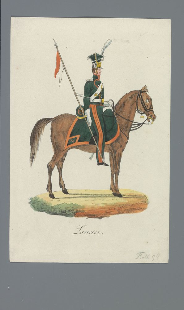 Lancier (1835 - 1850) by Albertus Verhoesen and Johannes Paulus Houtman