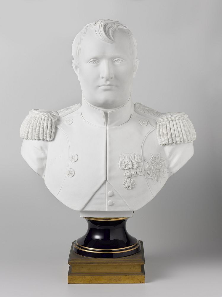 Buste van biscuit, voorstellende Napoleon Bonaparte (1805) by Manufacture Impériale de Sèvres