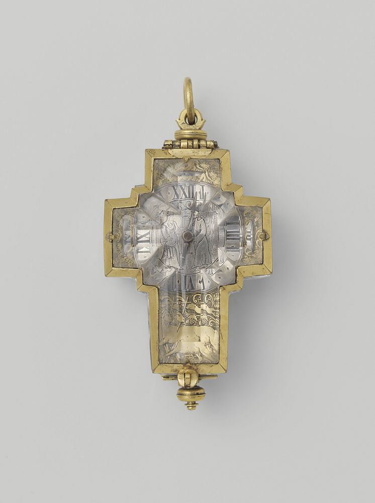 Cruciform Rock Crystal Watch (c. 1640 - c. 1660) by David Bouquet and anonymous